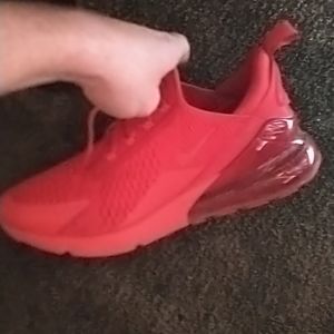 All red Nike air Max 270 size 9/5